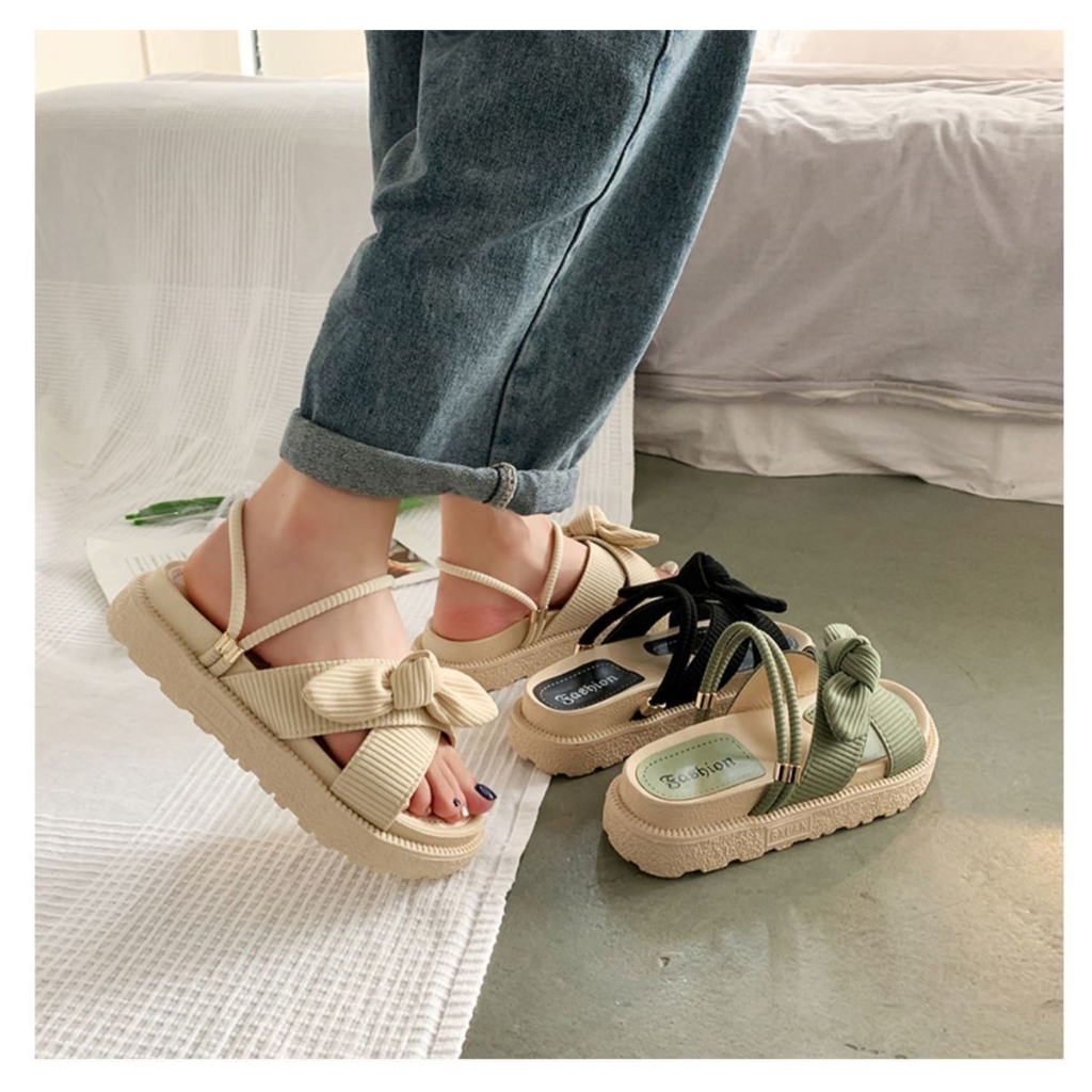 Giày Sandal Đế Dày Phong Cách Thời Trang Roman 2023 Dành Cho Nữ