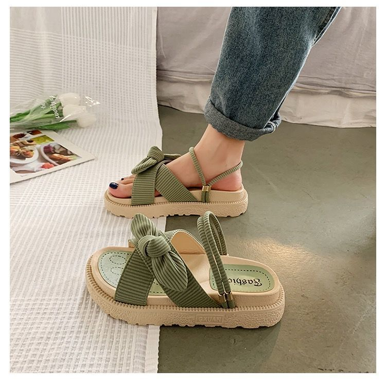 Giày Sandal Đế Dày Phong Cách Thời Trang Roman 2023 Dành Cho Nữ