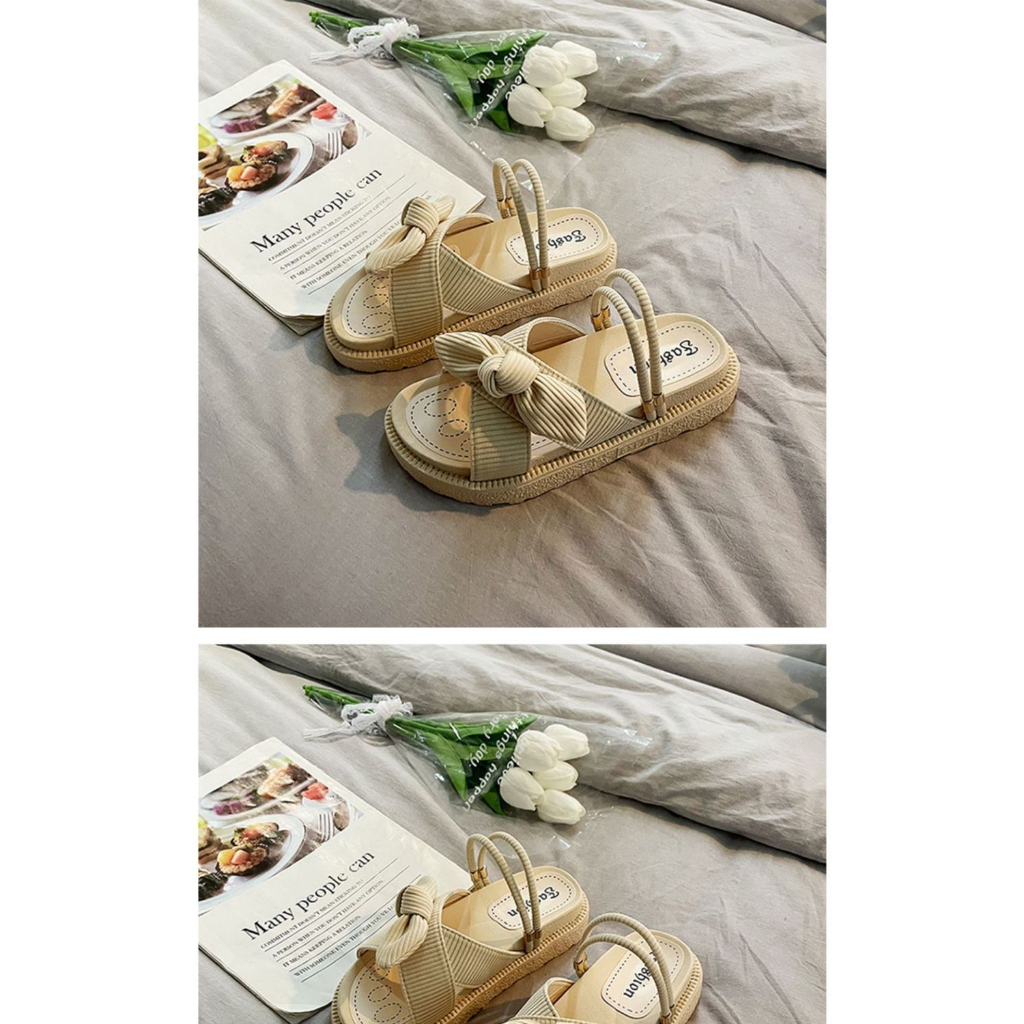 Giày Sandal Đế Dày Phong Cách Thời Trang Roman 2023 Dành Cho Nữ