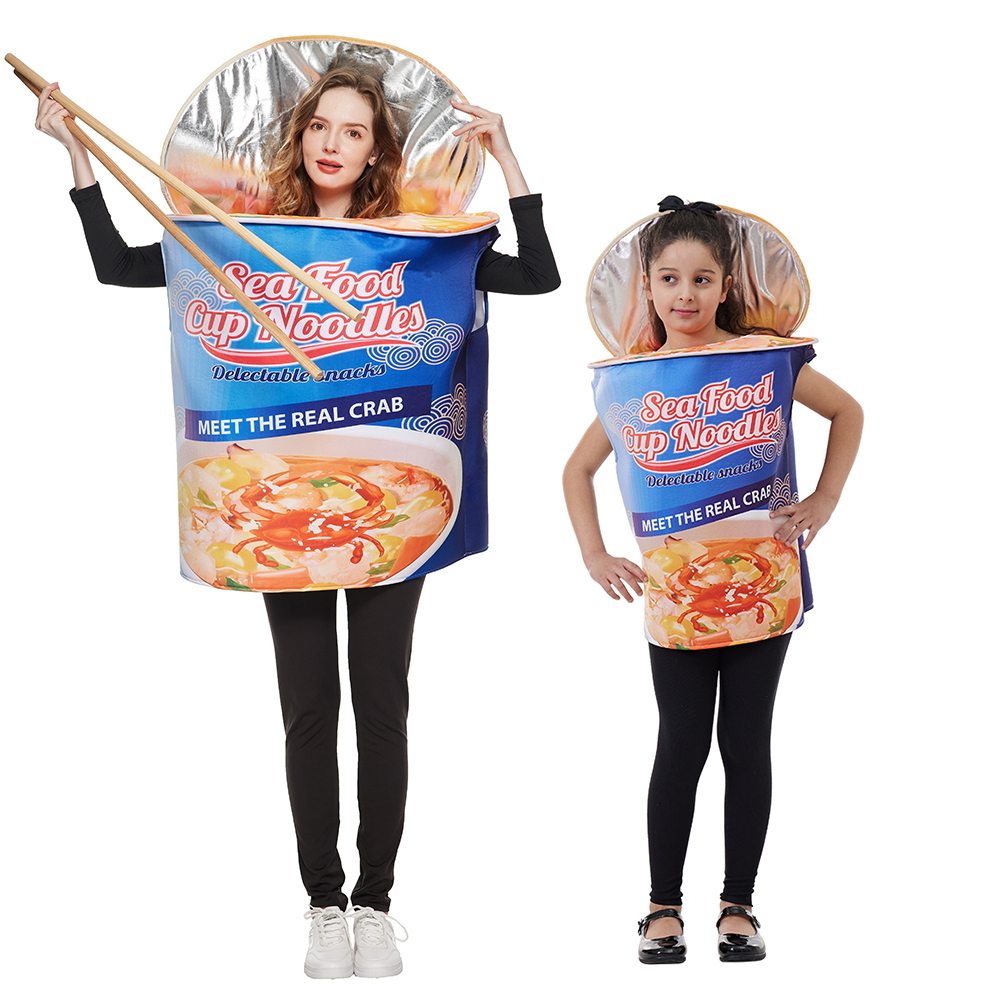 Bộ Đồ Hóa Trang Mì Gói Lễ Halloween Dành Cho Bé Gái
