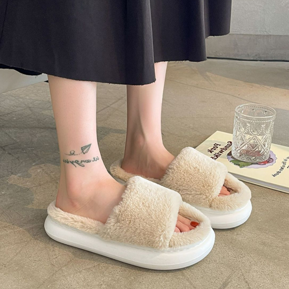 Prowow❤Dép Bông Đi Trong Nhà Chống Trượt Thời Trang Dành Cho Nữ