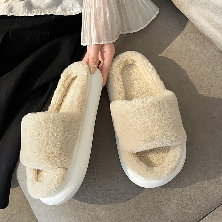 Prowow❤Dép Bông Đi Trong Nhà Chống Trượt Thời Trang Dành Cho Nữ