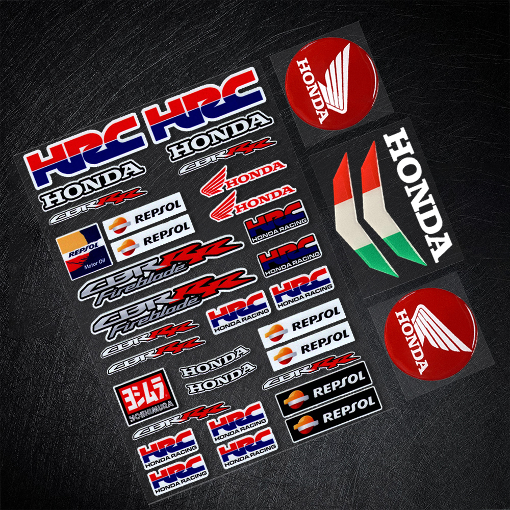 Sticker Phản Quang Dán Trang Trí Xe Honda HRC Honda VFR 400 800 CB 600 1000 250 50