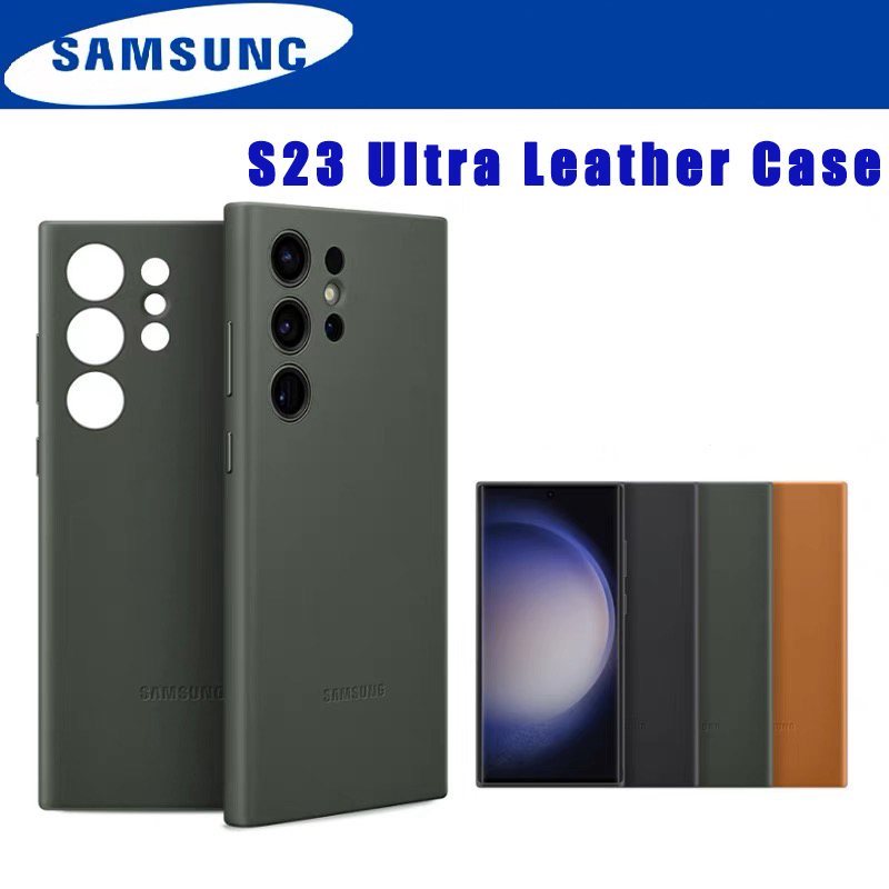Ốp lưng Samsung Galaxy S23 Ultra Leather chính hãng cho Samsung S23 Ultra (6.8 ") Bao da S23 Ultra
