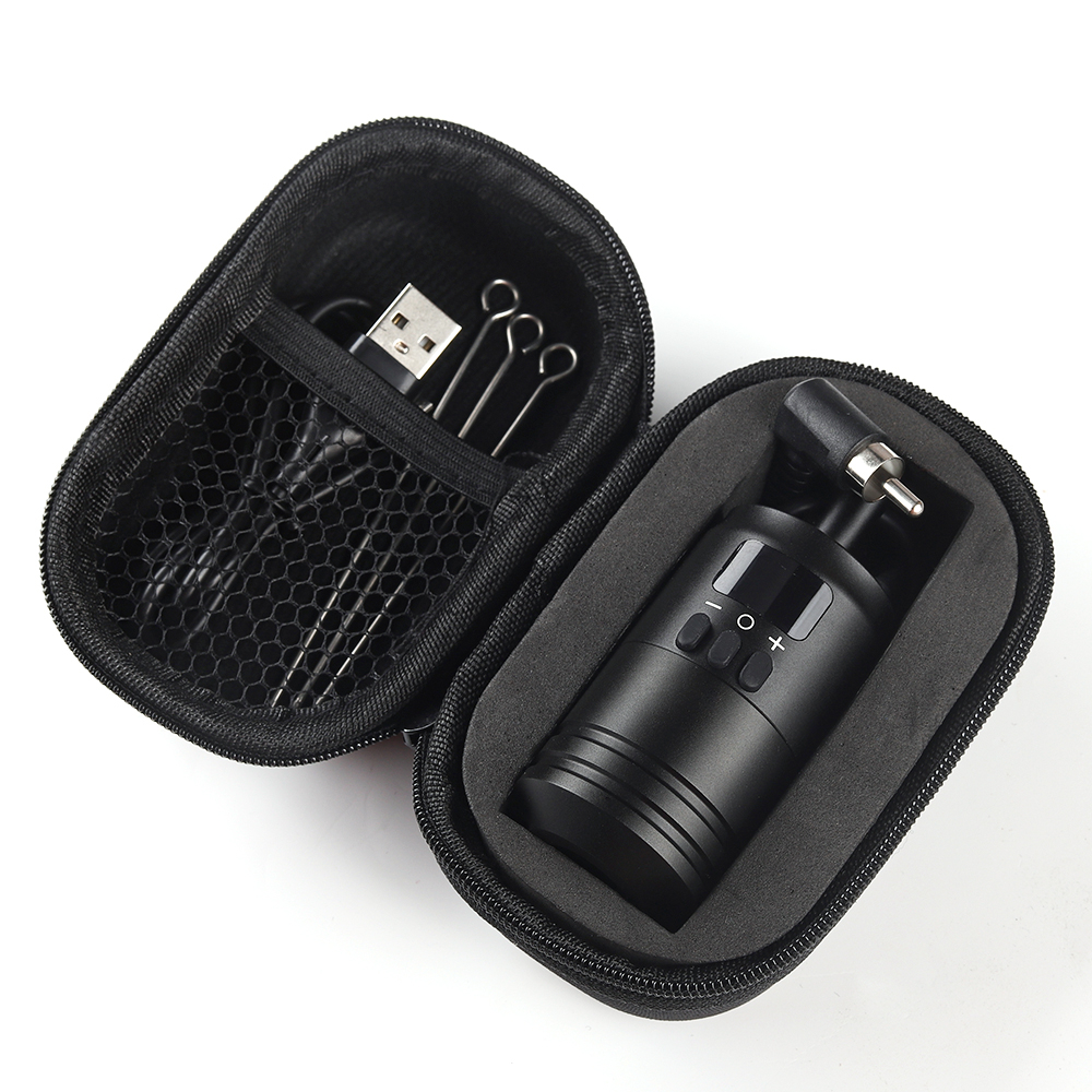 Tay cầm máy xăm điện AMBITION Hero1600mah AM 1600mah với nguồn điện RCA điều khiển ngón tay không dây xăm vĩnh viễn