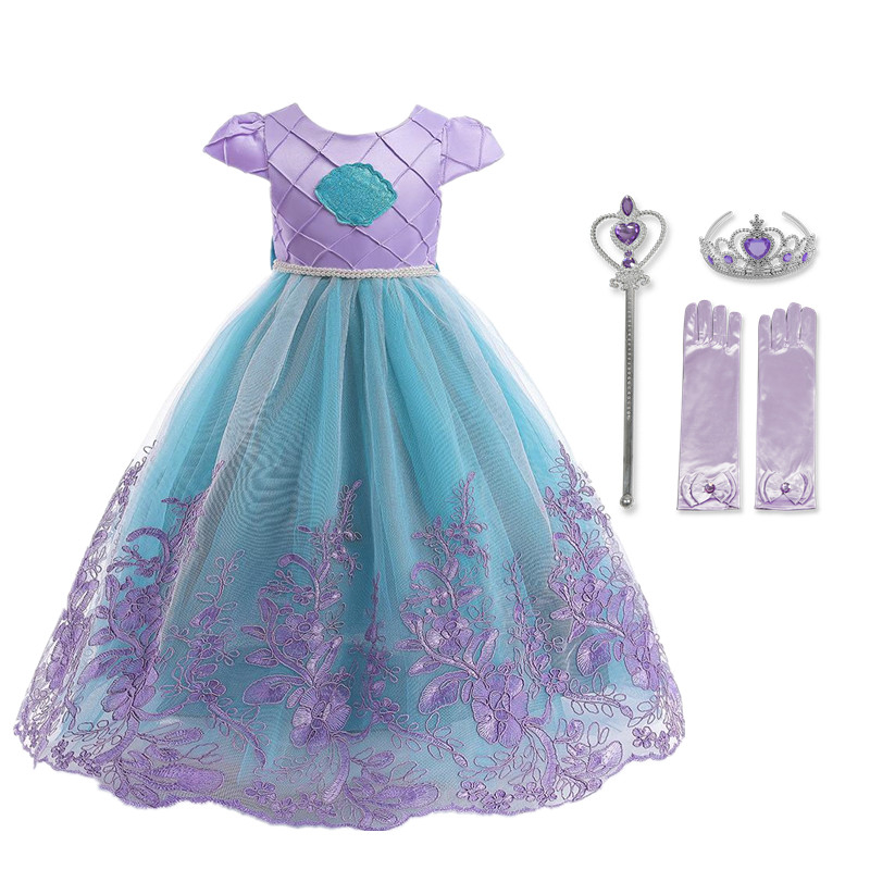 Đầm NNJXD hóa trang thành công chúa nhiều kiểu tùy chọn cho bé gái