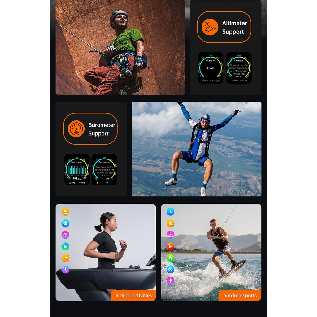 Đồng Hồ Thông Minh 2023 New S9 Ultra NFC 49mm Định Vị GPS Gọi BT Không Dây Sạc