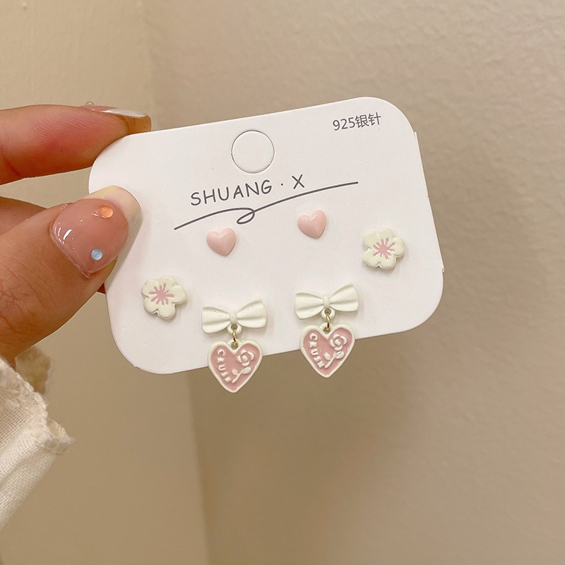 Bộ Nhiều Đôi Bông Tai Thời Trang Hàn Quốc HAA090 Dành Cho Nữ