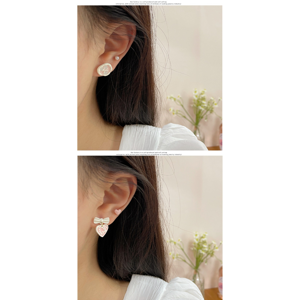 Bộ Nhiều Đôi Bông Tai Thời Trang Hàn Quốc HAA090 Dành Cho Nữ