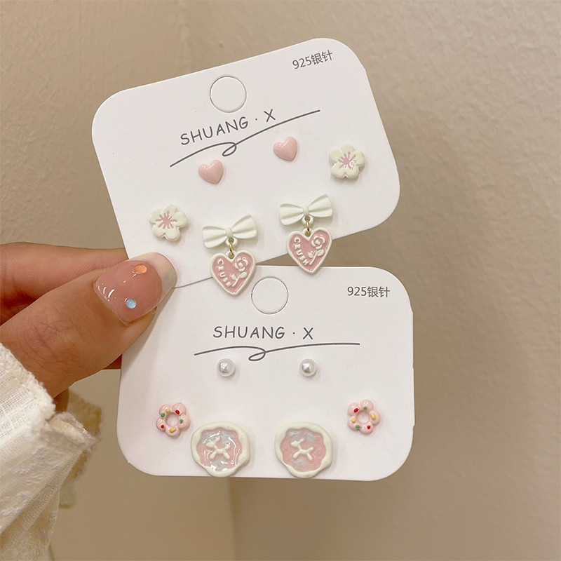 Bộ Nhiều Đôi Bông Tai Thời Trang Hàn Quốc HAA090 Dành Cho Nữ