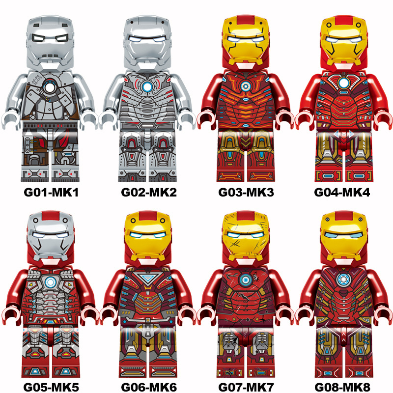 1 Bộ Đồ Chơi Lắp Ráp Mô Hình Anh Hùng Mini S077