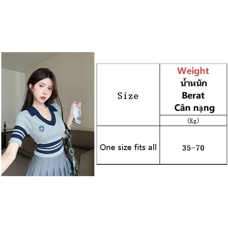 LIVE GREAT Áo polo Ngắn Tay Form Ôm Màu Sắc Thời Trang Mùa Hè Phong Cách Hàn Quốc Cho Nữ