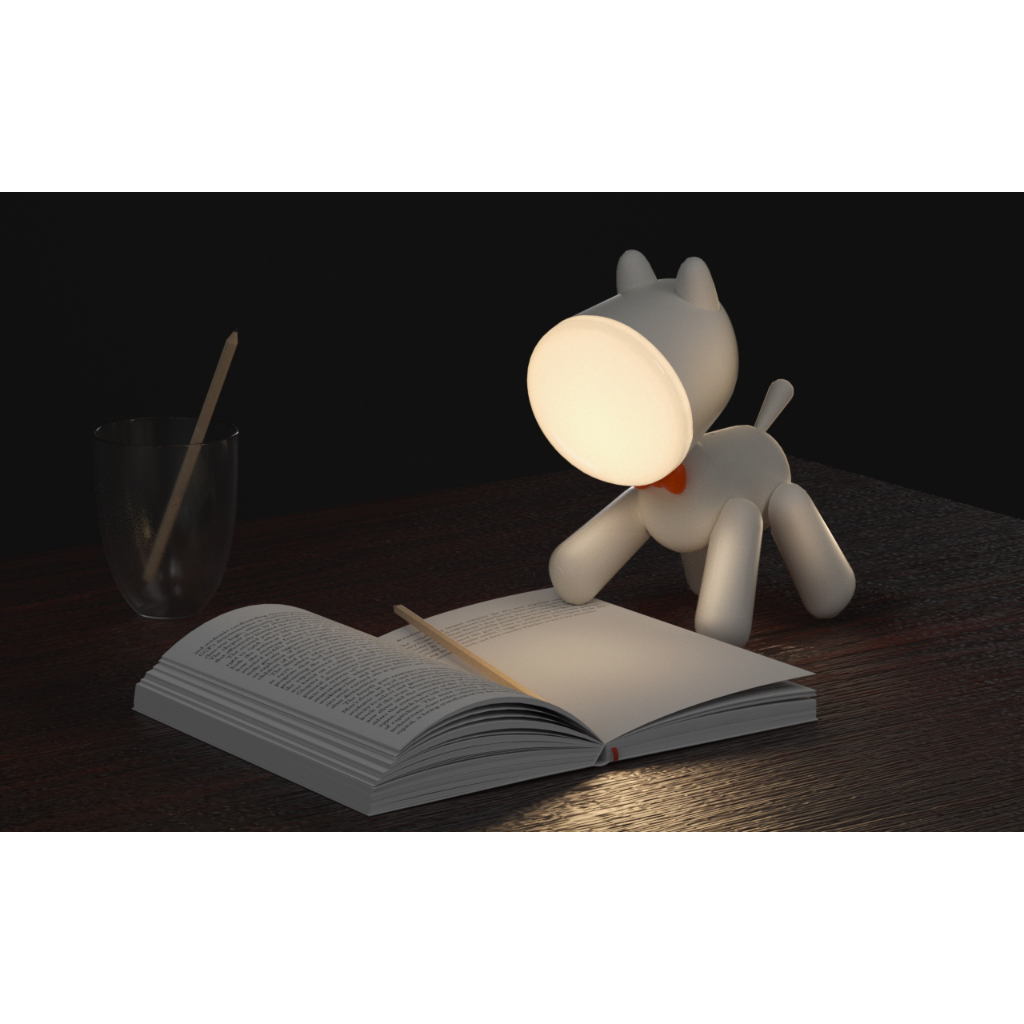 Đèn Bàn Chó Đèn Đọc Sách Cổ Điển Thời Trang Sáng Tạo Đèn Phòng Ngủ Món Quà Sinh Nhật Table Lamp