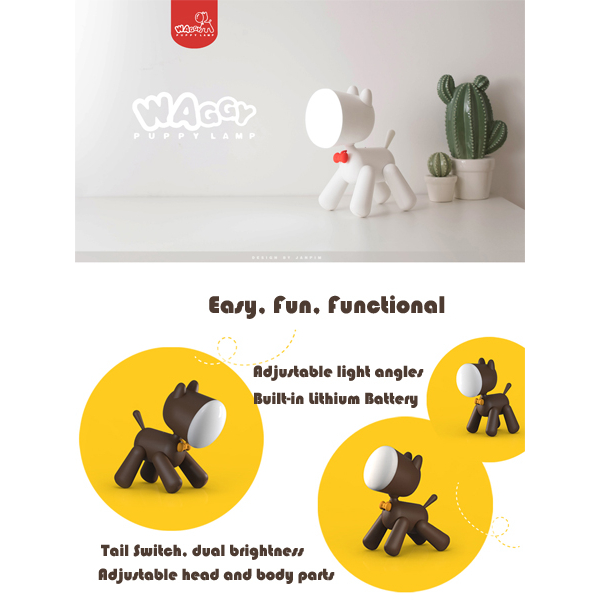 Đèn Bàn Chó Đèn Đọc Sách Cổ Điển Thời Trang Sáng Tạo Đèn Phòng Ngủ Món Quà Sinh Nhật Table Lamp