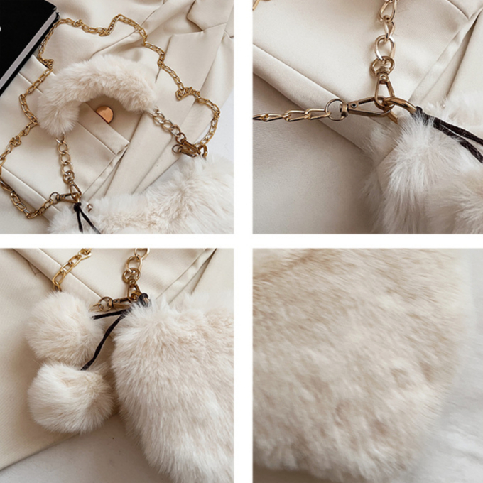 Túi Đeo Chéo Vai Hình Trái Tim Thời Trang Sành Điệu Cho Nữ