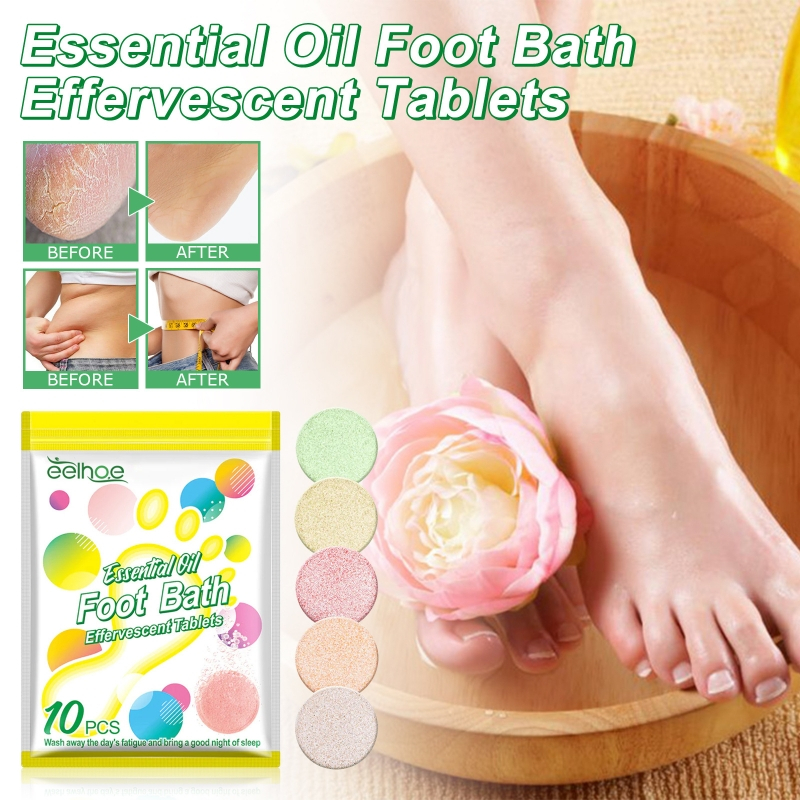 Lewedo Set 10 Viên spa Ngâm Chân Giúp Loại Bỏ Da Chết Và Giảm Cân Hiệu Quả