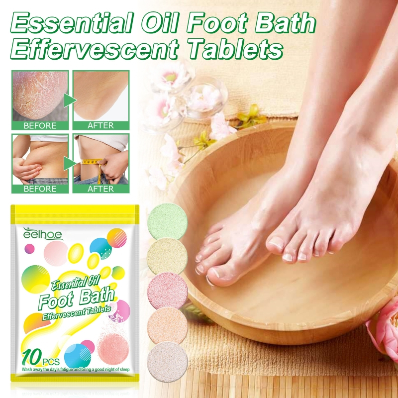 Lewedo Set 10 Viên spa Ngâm Chân Giúp Loại Bỏ Da Chết Và Giảm Cân Hiệu Quả