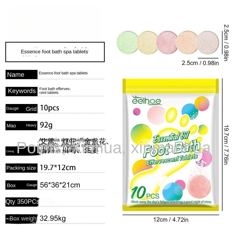 Lewedo Set 10 Viên spa Ngâm Chân Giúp Loại Bỏ Da Chết Và Giảm Cân Hiệu Quả