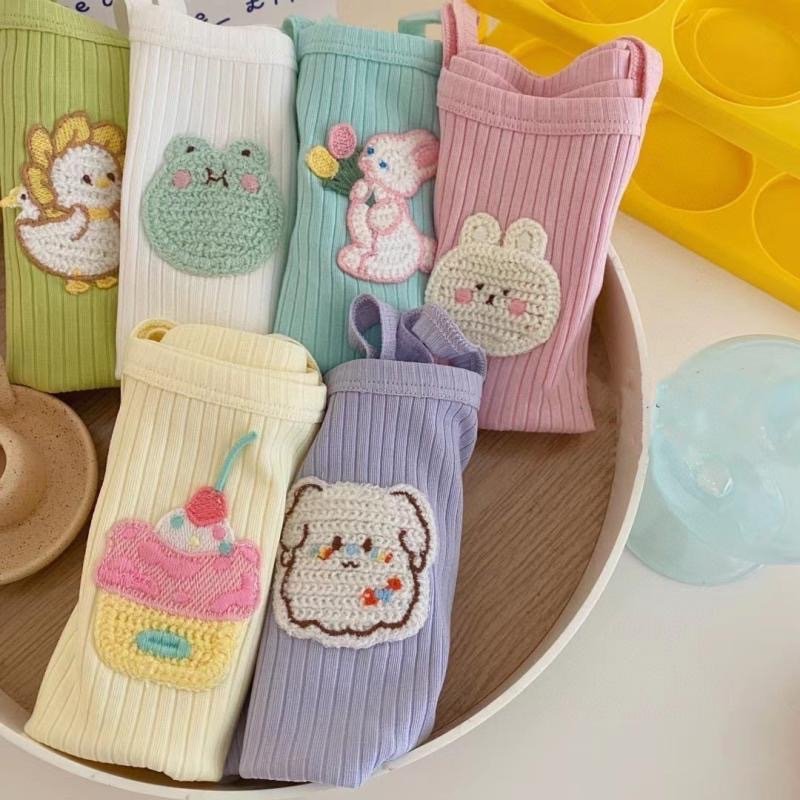 Áo Hai Dây Co Giãn Thêu Họa Tiết Hoạt Hình Phong Cách Hàn Quốc Thời Trang Mùa Hè Cho Bé Gái