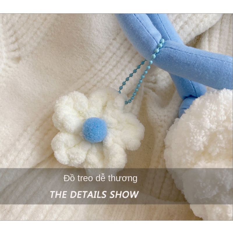 Túi Đeo Chéo Hình Đám Mây Đan Thủ Công diy Cho Bạn Gái