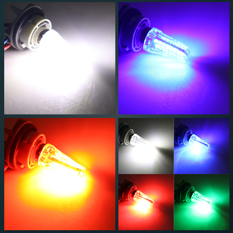 1 Đèn Đèn Phanh Xe 1157 Bay15d P21-5W Tín Hiệu 1157 Bay15d P21-5W 2835 32smd Gắn Đuôi Xe Mô Tô