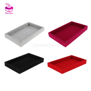 Khay đựng đồ trang sức nhung trưng bày cho dây chuyền Hộp đựng vòng tay trưng bày Hộp đựng đồ trang sức Hộp đựng