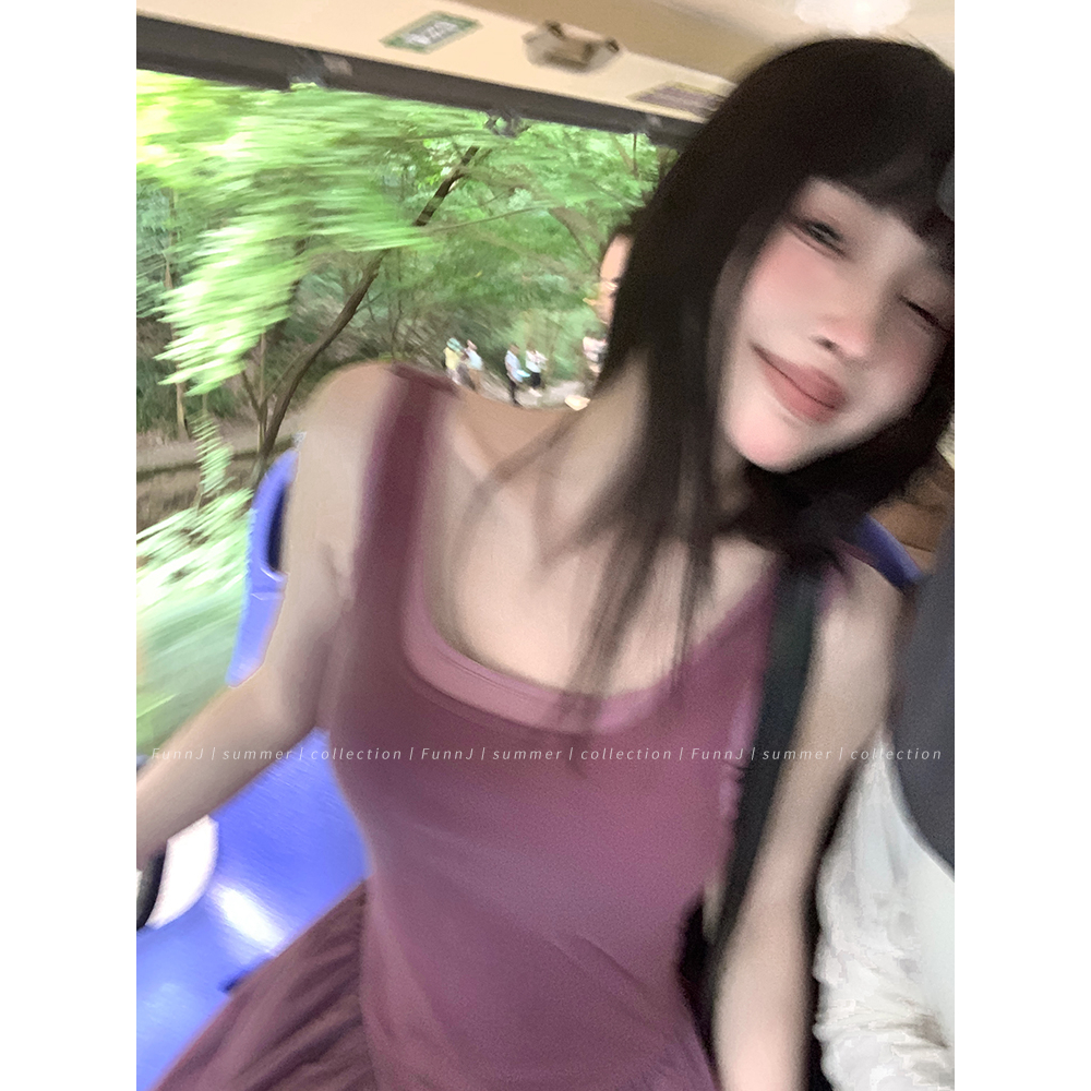 Honypove Đầm Chữ a Giả Hai Lớp Thời Trang Dành Cho Nữ