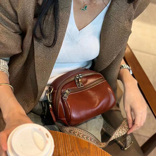 Túi Đeo Chéo Da Thật Mini Thời Trang Dành Cho Nữ