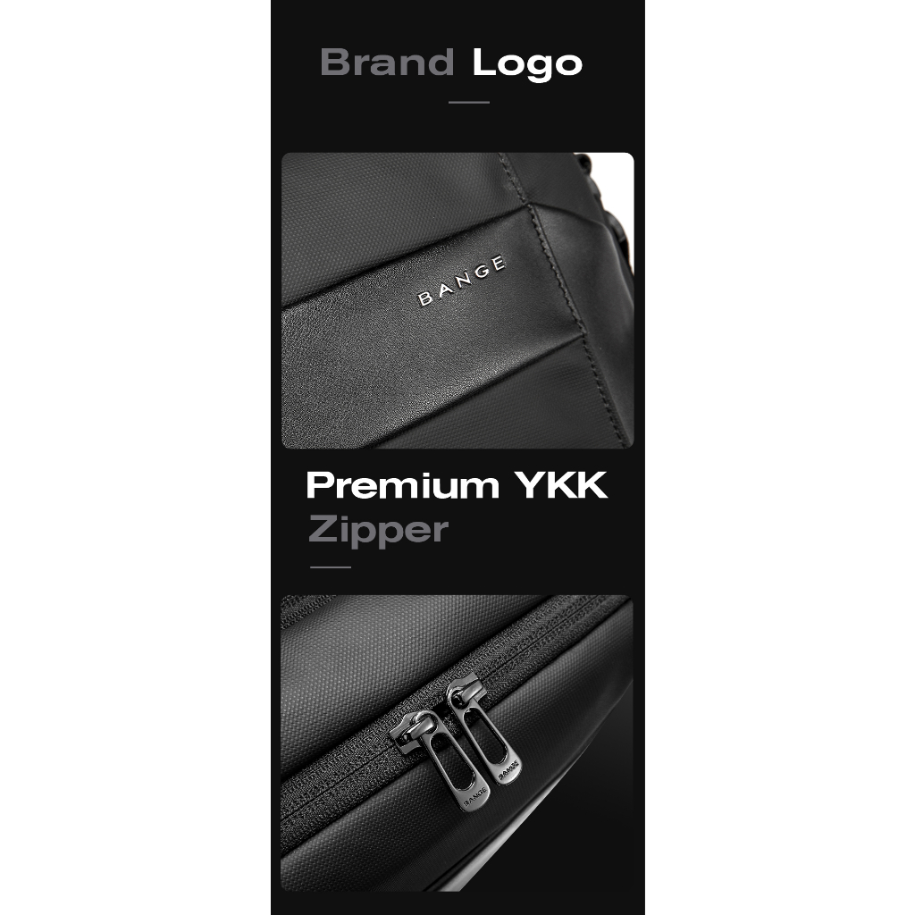 BANGE Túi Da Đeo Chéo Đa Năng Thời Trang Cho Nam