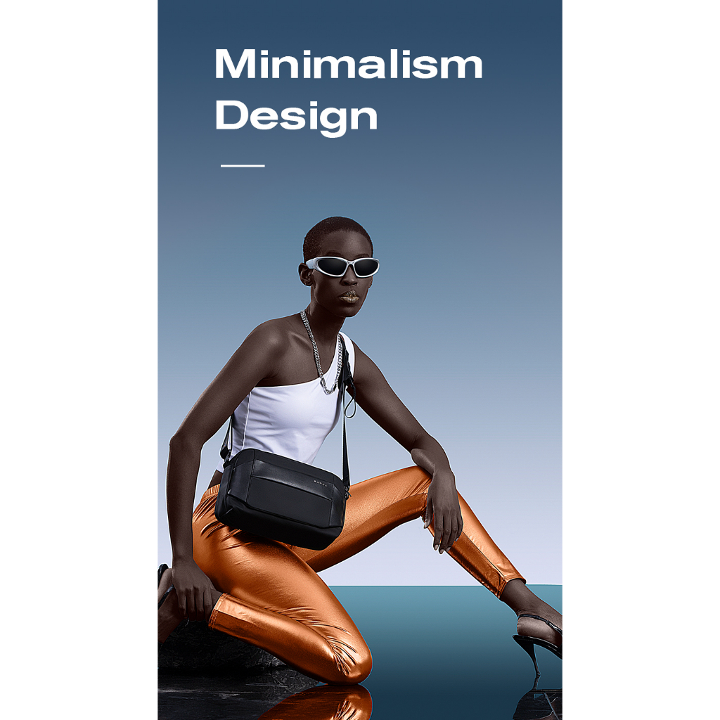 BANGE Túi Da Đeo Chéo Đa Năng Thời Trang Cho Nam