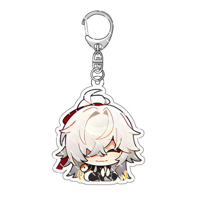 Móc Khóa Mặt acrylic Hình Ngôi Sao game honkai jingliu kafka topaz