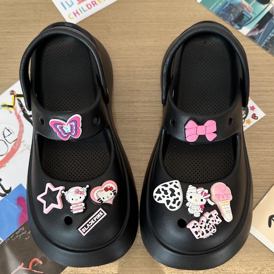 HHH Dép xỏ ngón Cross dép kiểu nữ đi chơi dép bánh mì Thoải Mái Xinh Xắn  230701