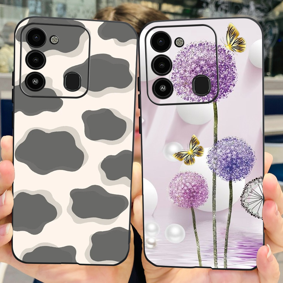 Ốp Điện Thoại Silicon Mềm Chống Sốc Hình Khủng Long Cho Tecno Spark 8C Tecno Spark Go 2022 KG5k KG5j KG5