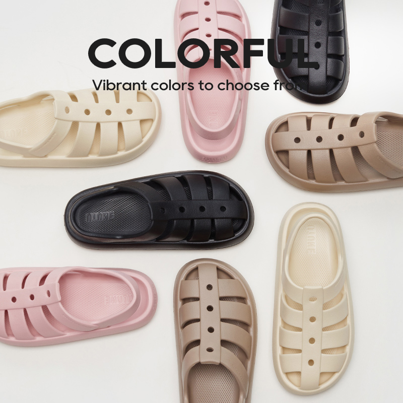 UTUNE Xăng đan Đế Dày Không Trượt Thoáng Khí Thời Trang Mùa Hè Cho Nữ