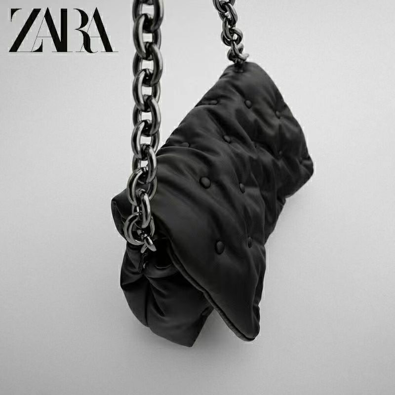Túi Đeo Vai Zara Cỡ Lớn Phối Dây Xích Cá Tính Cho Nữ