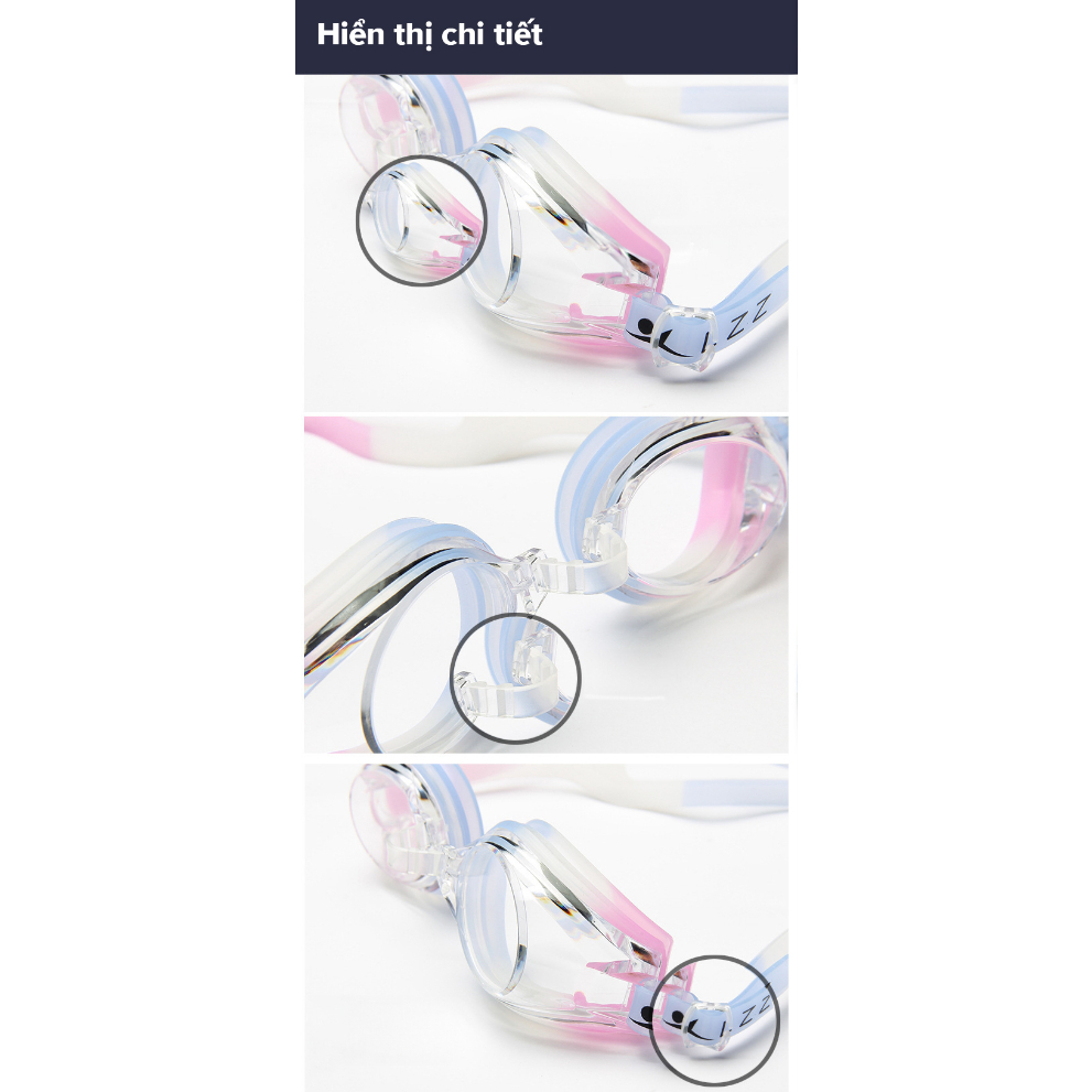 Kính bơi silicone Borammy thoải mái chất lượng cao