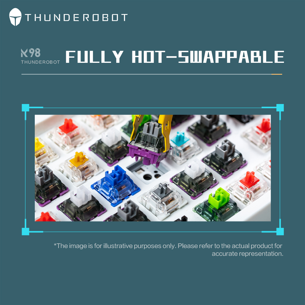 Bàn Phím Cơ Thunderobot K98 98 Phím Chuyên Dụng Cho Game Thủ