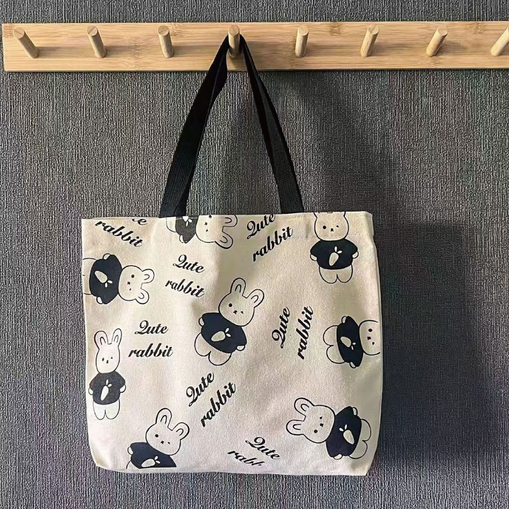 Túi Xách Nữ Vải Bố Dung Tích Lớn Thời Trang Hàn