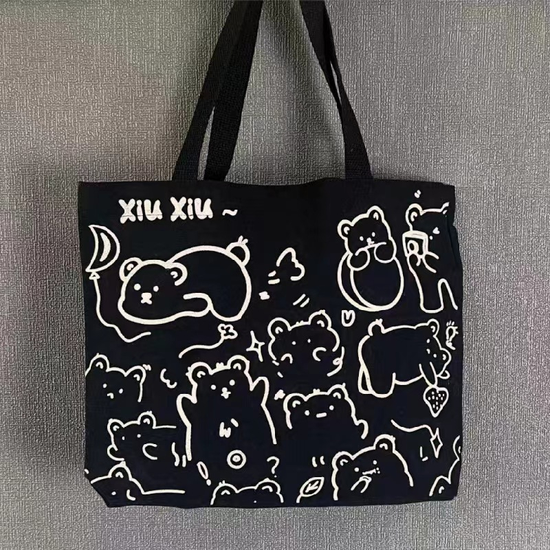 Túi Xách Nữ Vải Bố Dung Tích Lớn Thời Trang Hàn