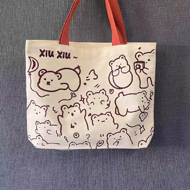 Túi Xách Nữ Vải Bố Dung Tích Lớn Thời Trang Hàn