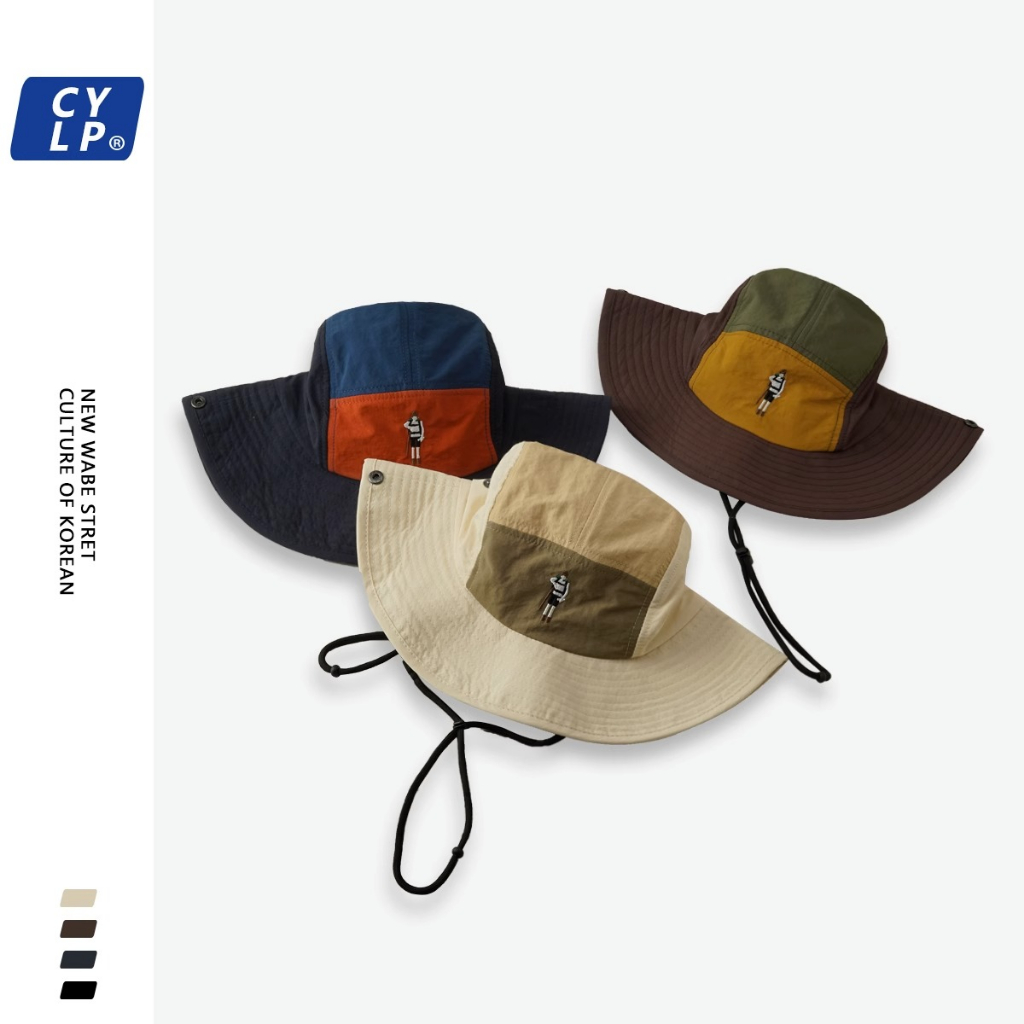 Mũ Chống Nắng Thoáng Khí Nhanh Khô Thêu Họa Tiết Hoạt Hình Phong Cách Hàn Quốc Cho Nữ