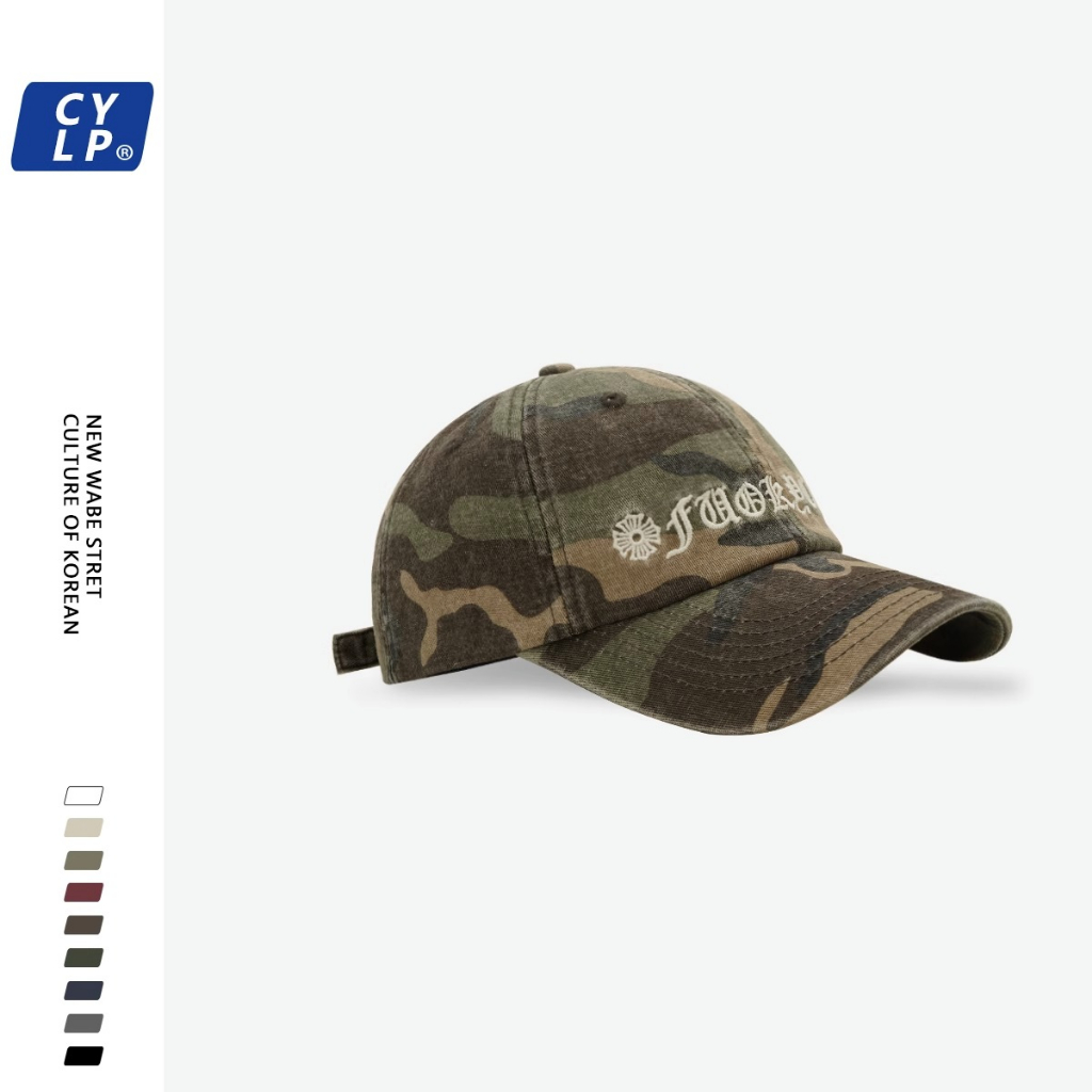 Mũ Lưỡi Trai Thêu Chữ Phong Cách Hàn Quốc Thời Trang Cho Cặp Đôi