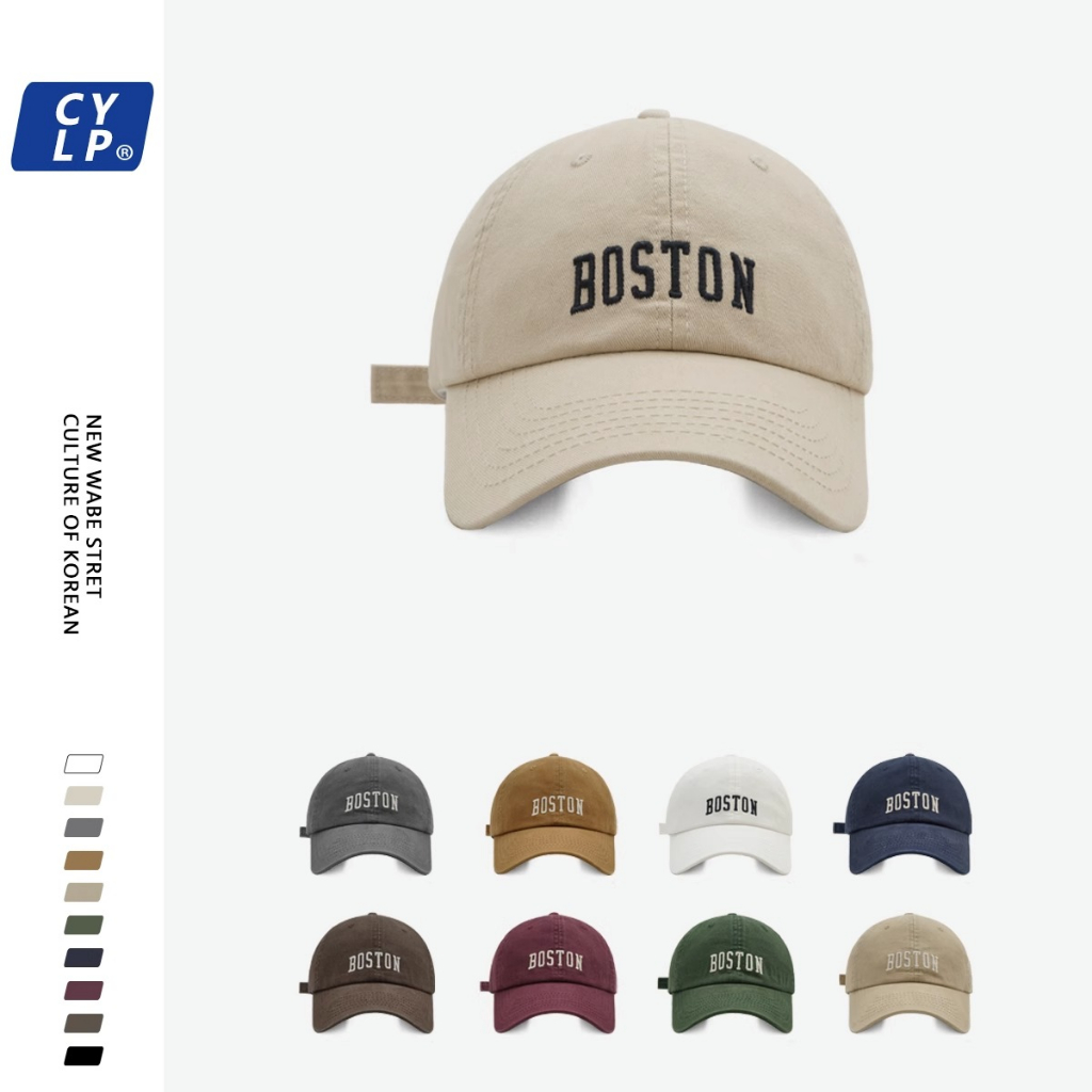 Mũ Lưỡi Trai Mềm Thêu Chữ Phong Cách Đường Phố Hàn Quốc Cá Tính