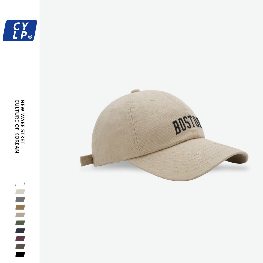 Mũ Lưỡi Trai Mềm Thêu Chữ Phong Cách Đường Phố Hàn Quốc Cá Tính