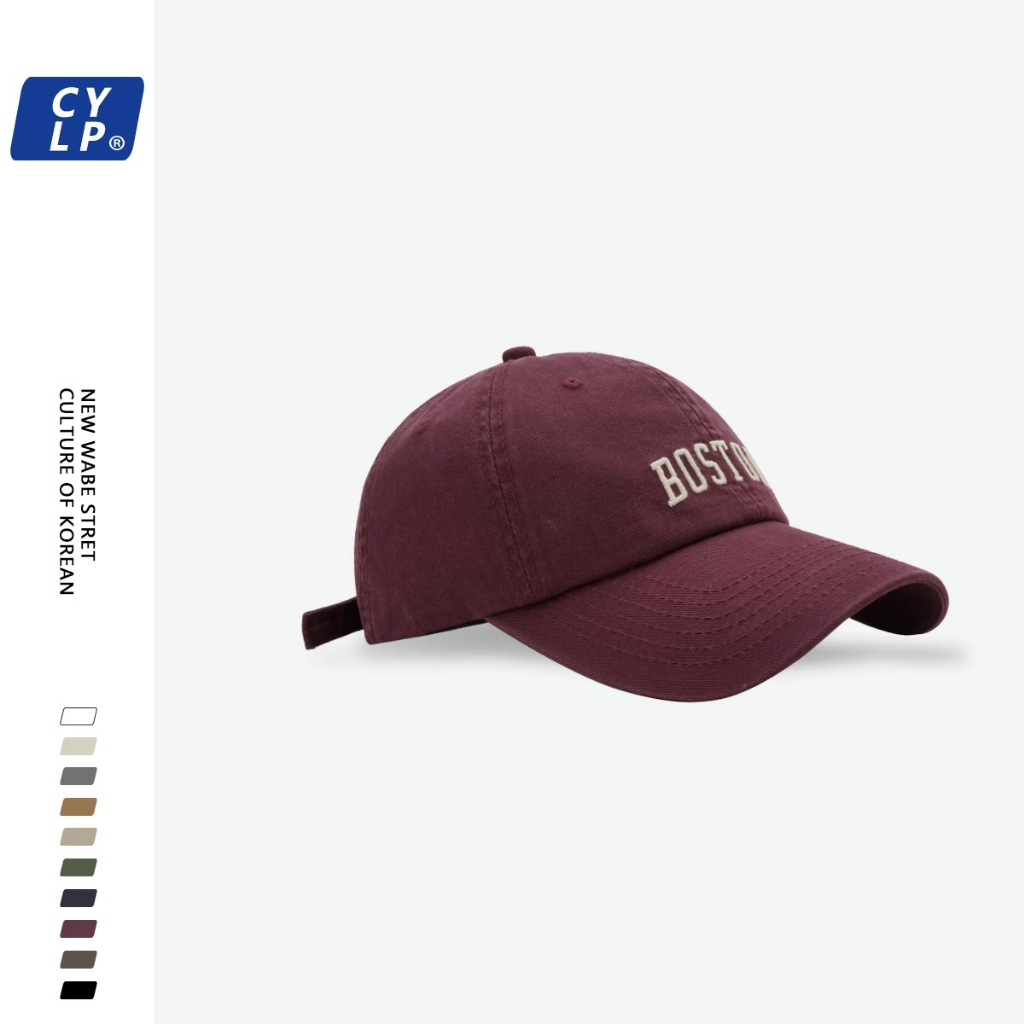 Mũ Lưỡi Trai Mềm Thêu Chữ Phong Cách Đường Phố Hàn Quốc Cá Tính