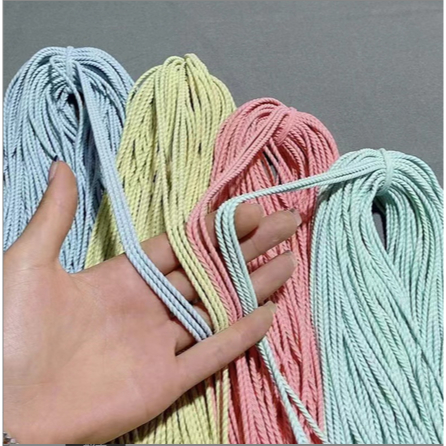 Cuộn Chỉ May 2.5mm Co Giãn Màu Macaron Tự Làm Vòng Đeo Tay / Dây Da 1m