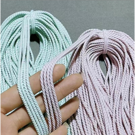 Cuộn Chỉ May 2.5mm Co Giãn Màu Macaron Tự Làm Vòng Đeo Tay / Dây Da 1m