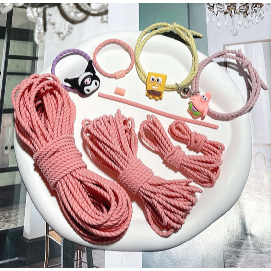 Cuộn Chỉ May 2.5mm Co Giãn Màu Macaron Tự Làm Vòng Đeo Tay / Dây Da 1m