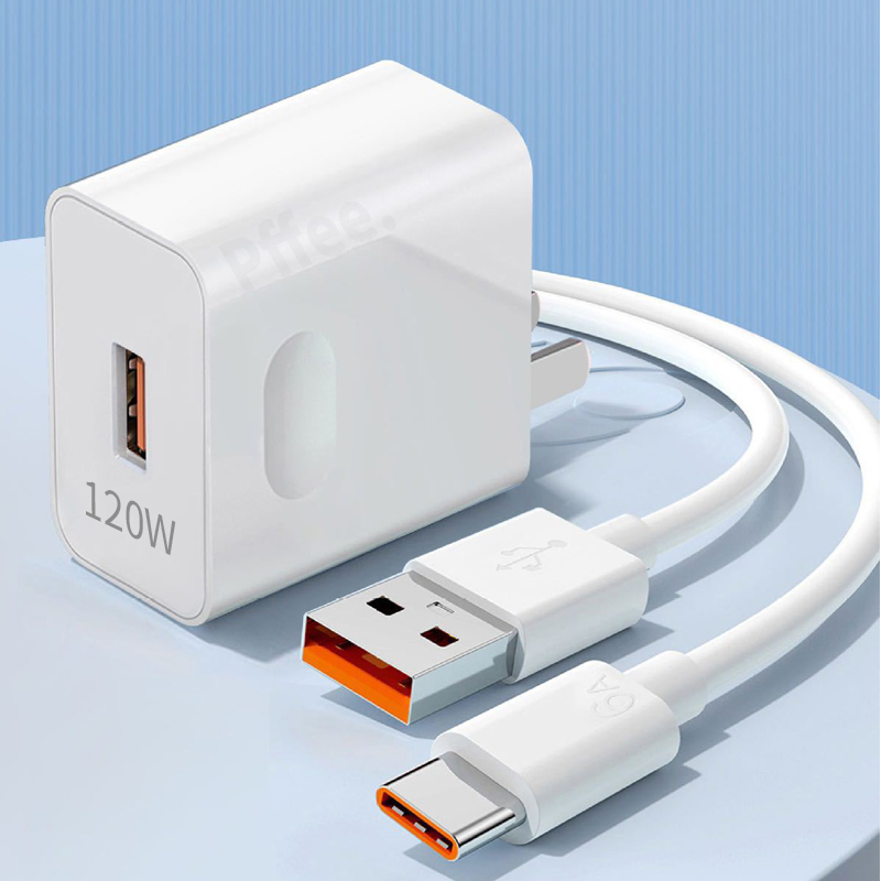 Pffee Dây Cáp Sạc Nhanh USB Type C 120W 6A Chuyên Dụng Cho Huawei Xiaomi