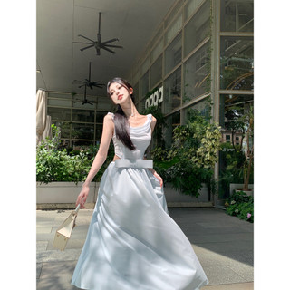 【COLORBLLIND】Đầm Dài Không Tay Eo Vừa Thời Trang Mùa Hè Dành Cho Nữ